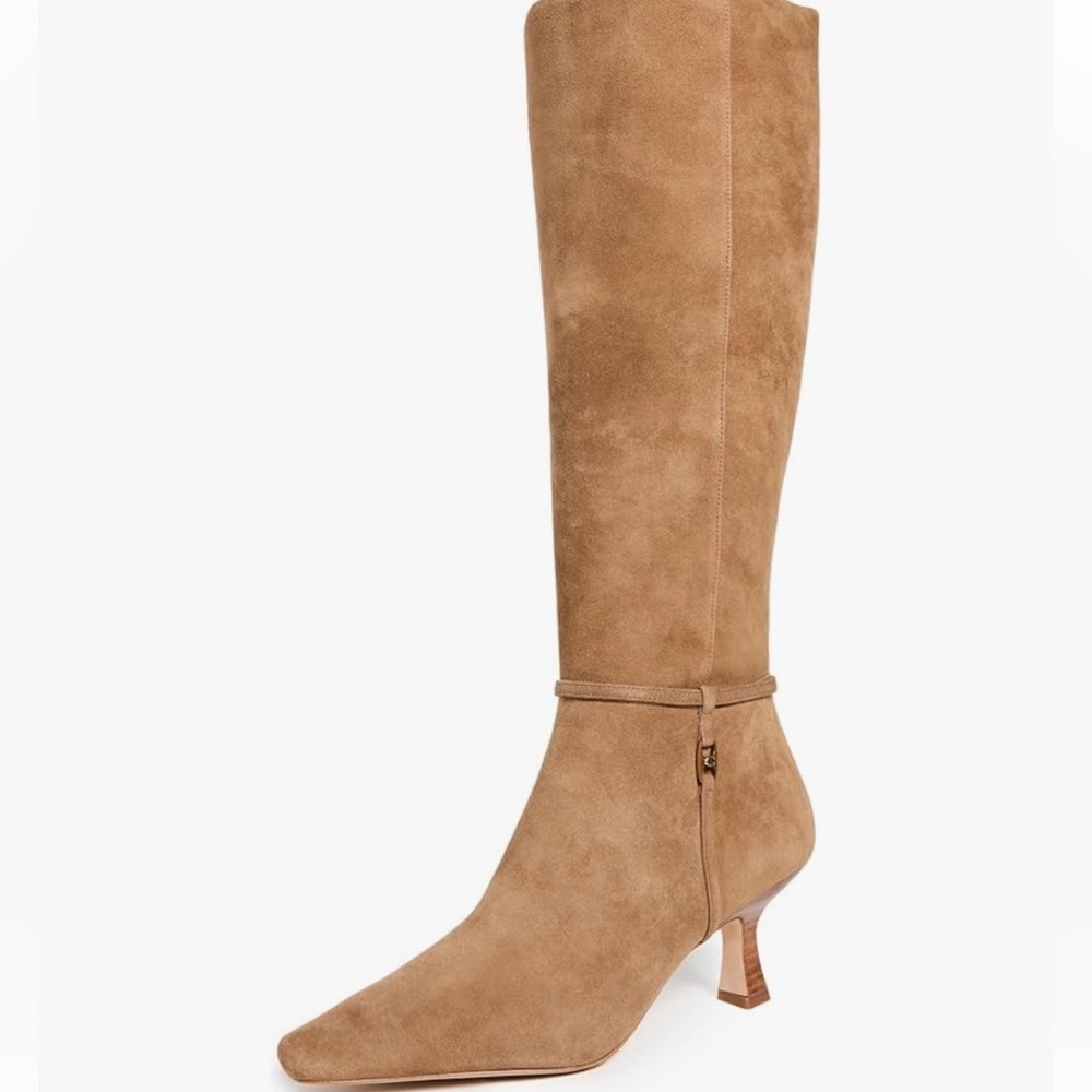 NWT Coach Raquel Sue Knee High, Kitten Heeled Boots Cedar 10